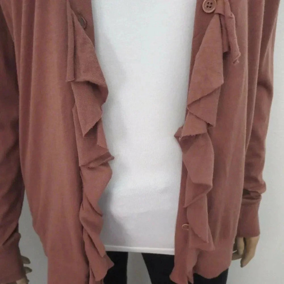 J. Crew Ruffle Cardigan Size XS Sweater - Picture 4 of 4